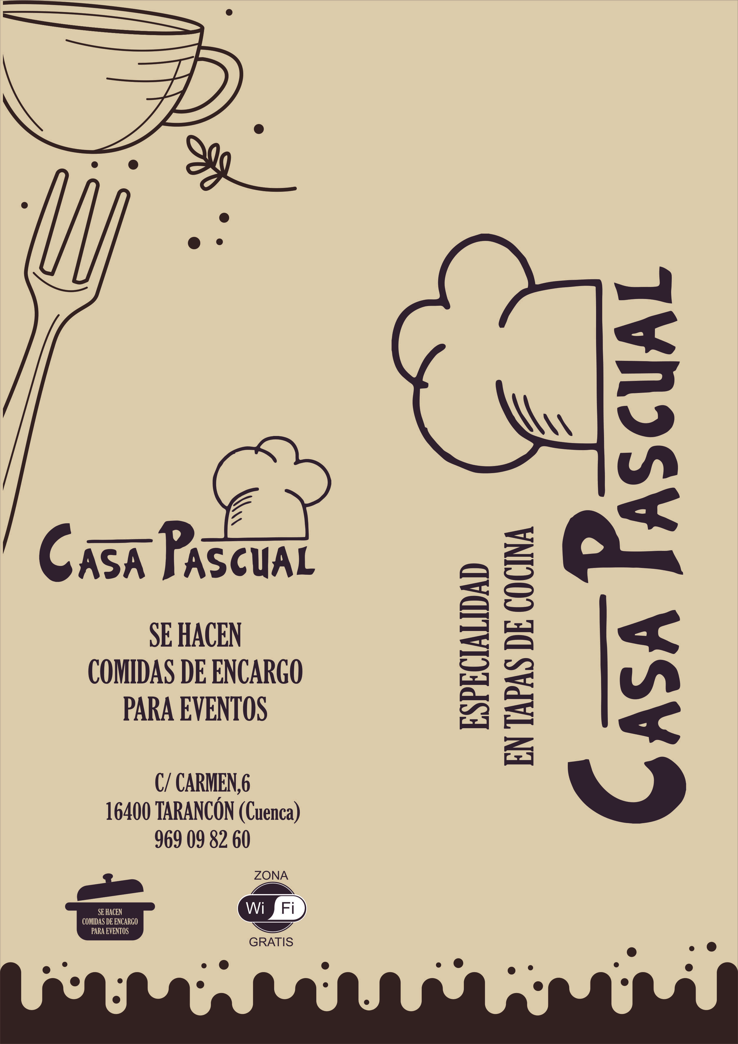 Carta de CASA PASCUAL en TARANCON — página 1